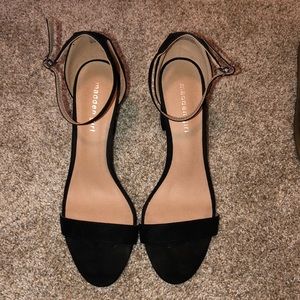 Madden Girl black heels, size 11